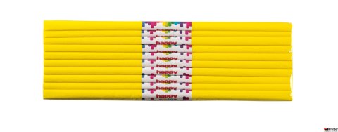 Bibuła marszczona 50x200cm, cytrynowa, 10 szt., HAPPY COLOR, HA 5020-12