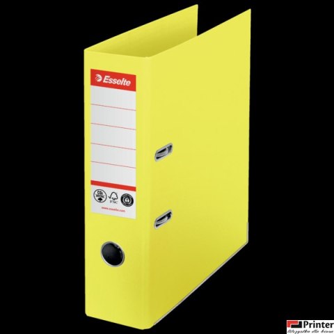 Segregator Esselte No.1 neutralny pod względem emisji CO2, A4, szer. 75 mm, żółty 627566