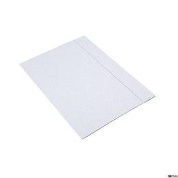 Teczka A4+ z gumką biała INTERDRUK TEGUFB 300g