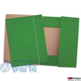 Teczka A4 z gumką zielona 1824-333-010 WARTA