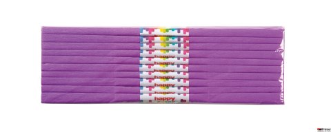 Bibuła marszczona 50x200cm, fioletowa, 10 szt., HAPPY COLOR, HA 5020-6