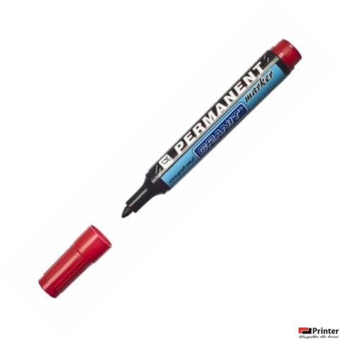 Marker permanentny czerwony okrągły, G96/G860 GRANIT SALE