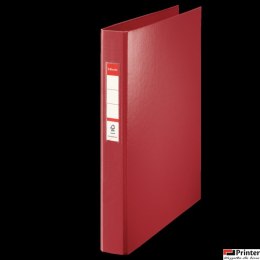 Segregator Esselte A4 z 4 kółkami, grzbiet 42 mm, bordowy, 14464