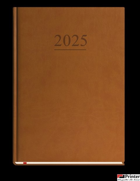 Terminarz Uniwersalny A4 2026 - ciemno brązowy Michalczyk i Prokop T-218V-S2 kalendarz tygodniowy + strona na notatki