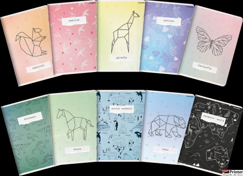 Zeszyt TOP 2000 LINEA A5 60k 70g mix linia z marginesem 400160001