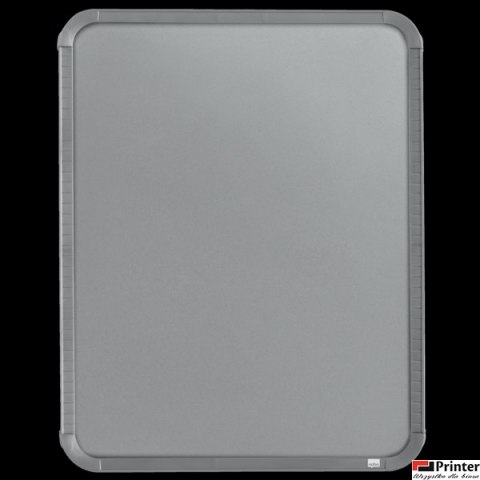 Magnetyczna tabliczka suchościeralna Nobo 280x360mm, srebrna QB05442CD