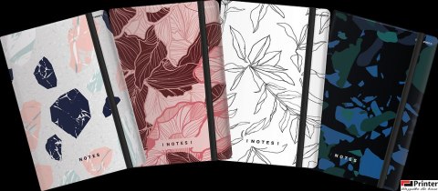 Notatnik_Handy Top 2000 szyty A5 80 kartek z gumką w kratkę 70 g 400158941