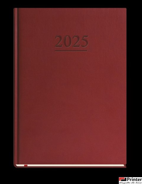 Terminarz Uniwersalny A4 2026 - bordowy Michalczyk i Prokop T-218V-B kalendarz tygodniowy + strona na notatki