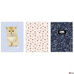 Zeszyt A4 32k. linia podwójna 70g UV INTERDRUK