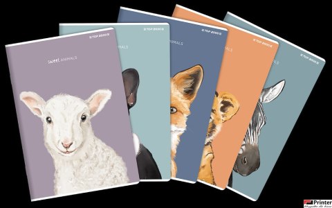 Zeszyt TOP ANIMAL A5 16K 70G KR KOL 400169483 Top 2000