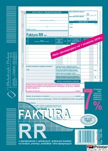 Faktura VAT RR A5, 80 kartek (1+1) 10-185-3N DOTTS