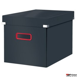 Pudełko do przechowywania Leitz C&S Cosy, duże, rozmiar L, szare, 53470089