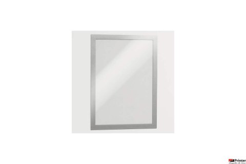 Ramki informacyjne DURAFRAME A4 samoprzylepne, magnetyczna (10) srebrne 488223