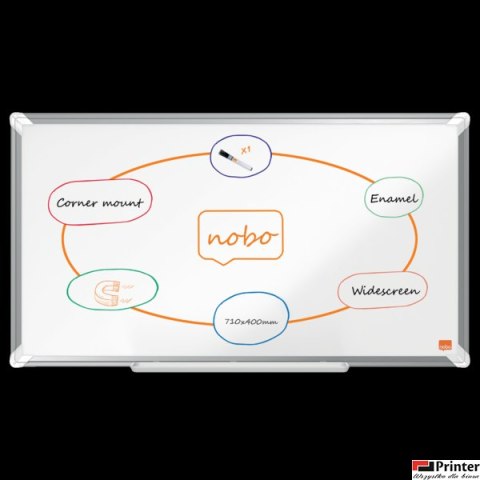 Tablica porcelanowa panoramiczna Nobo Premium Plus 32 710x400mm 1915365