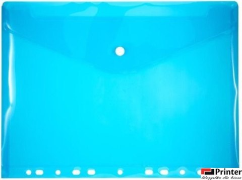 Teczka kopertowa A4 z europerforacją niebieska Penmate TT8057