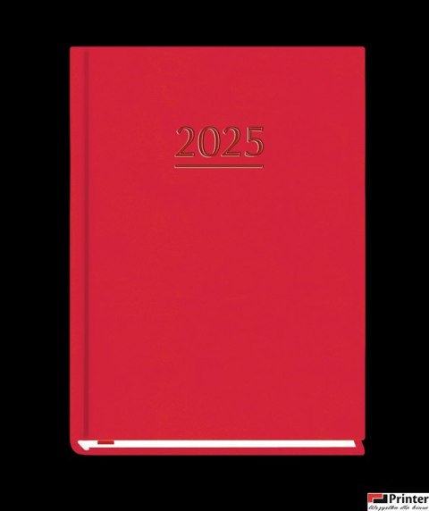 Terminarz MARTA B6 2026 - czerwony Michalczyk i Prokop T-215V-C 120x165mm kalendarz 1 tydzień na 2 stronach