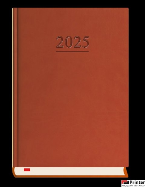 Terminarz Menadżera A5 2026 - ciemno brązowy Michalczyk i Prokop T-203V-S2 kalendarz dzienny