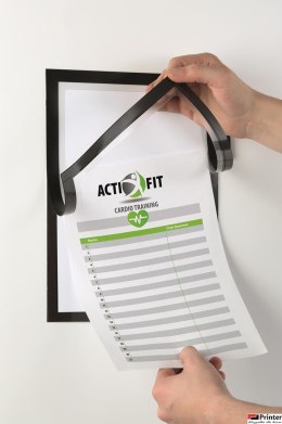 Duraframe NOTE A4 samoprzylepna ramka czarna DURABLE 499301 1 sztuka