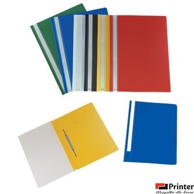 Skoroszyt A4 twardy SH-00-06 PVC biały BIURFOL (10szt)