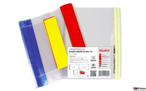 Uniwersalny komplet okładek do klas I-III OZ-74 BIURFOL