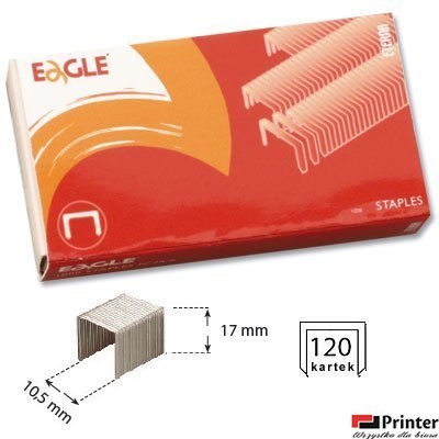 Zszywki 23/17, do 130 kartek, 1000 szt. EAGLE 110-1329