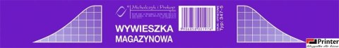 347-5 Wywieszka magazynowa (50 MICHALCZYK I PROKOP
