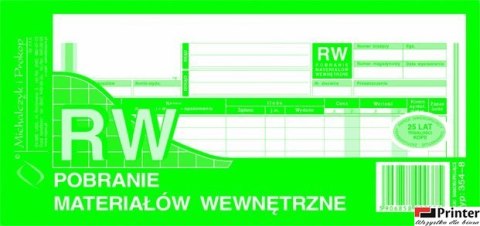 Pobranie materiałów wewnętrzne RW 1/3 A4, 80 kartek wielokopia, 10-354-8 DOTTS