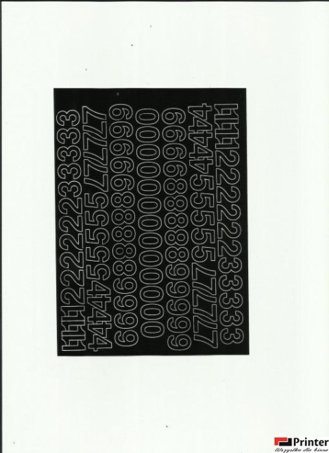 CYFRY_ samop.1.5cm(8) j.żółte ARTDRUK (X)