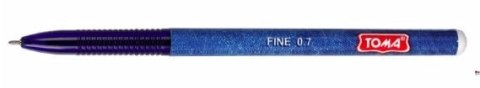 Długopis JEANS Medium końcówka fine 0,8mm, niebieski TO-049 Toma