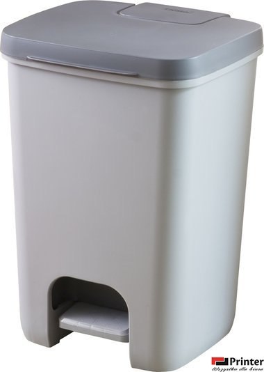 Kosz na śmieci ESSENTIALS 40l Curver 60-686-00 szary/grafit