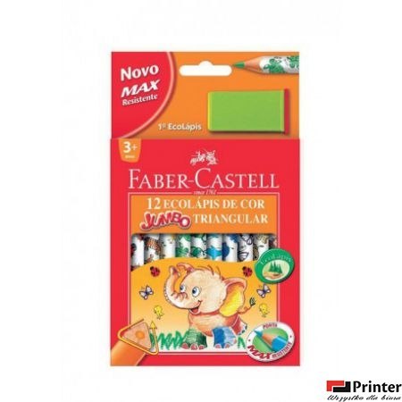 Kredki 10 kolorów JUMBO, FABER CASTELL 111210