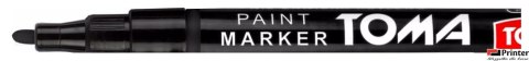 Marker olejowy,cienka fibrowa końcówka 1,5mm, czarny TO-441 Toma