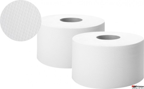 Papier toaletowy PROFESSIONAL 100/2 (12 rolek) 100m 2warstwy biały celuloza JUMBO ELLIS 6255
