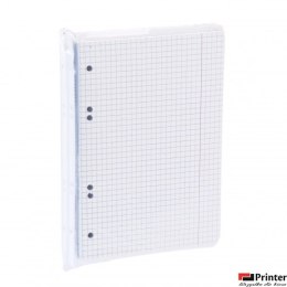 Wkład do segregatora A5 biały kratka 50ark.