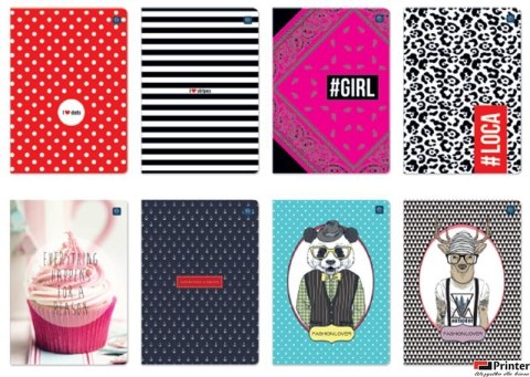 Zeszyt A5 16k 3-linia /202/204/205 INTERDRUK