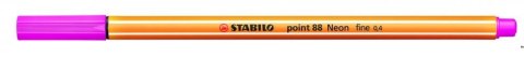 Cienkopis STABILO point 88/056 neonowy różowy