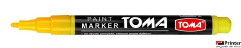 Marker olejowy,cienka fibrowa końcówka 1,5mm, żółty TO-441 Toma