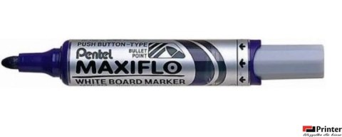 Marker suchościeralny niebieski MWL5MC PENTEL MAXIFLO (z tłoczkiem)