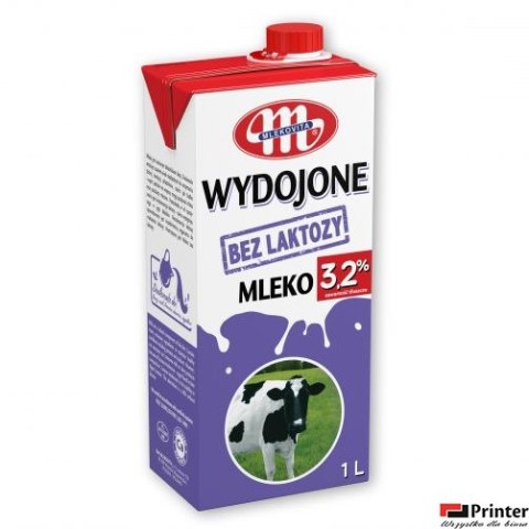 Mleko WYDOJONE UHT bez laktozy 3,2% 1l
