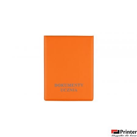 Okładka na dokumenty ucznia pionowa orange KOD-11-04 BIURFOL