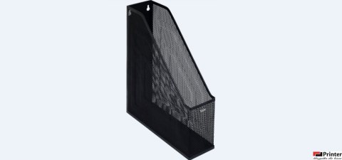 Pojemnik na czasopisma czarny metalowy siatka GRAND 120-1123