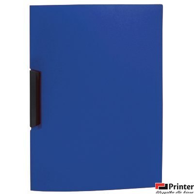 Skoroszyt PP z klipsem niebies PK-01-03 BIURFOL