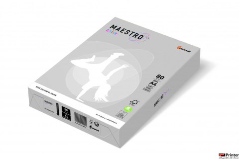Papier xero MAESTRO COLOR A4 80g GR21 perłowy szary
