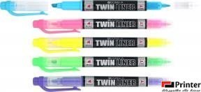 Zakreślacz dwust.Dong-A żółty 6226