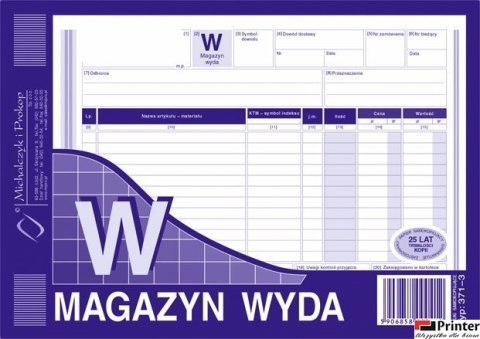 Magazyn wyda A5, 80 karetek wielokopia, 10-371-3 DOTTS