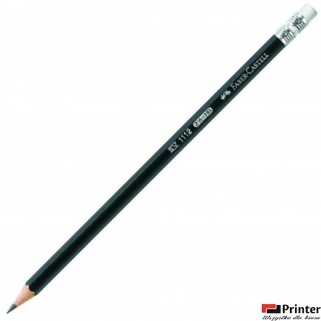 Ołówek 1112 HB z gumką (12 szt.) FC111200 BLACKLEAD FABER-CASTELL