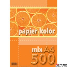 Papier xero A4 mix kolorów (500 arkuszy) KRESKA 231