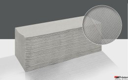 Ręczniki składane V ECONOMIC szare 4000 składek makulatura CLIVER (ZZ) 2226