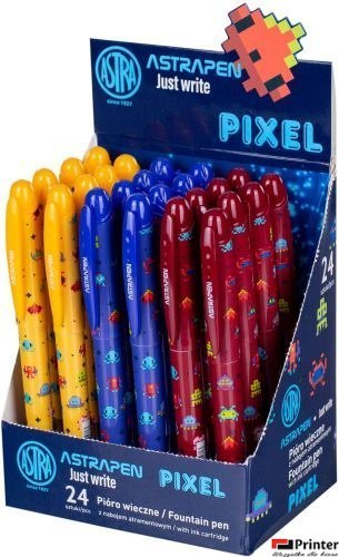 Pióro młodzieżowe Pixel One - display 24 sztuki ASTRA, 203120011