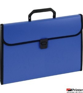 Aktówka harmonijkowa 9112A niebieska EAGLE 120-1221